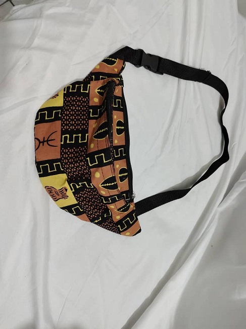 Petit Sac banane à motif africain
