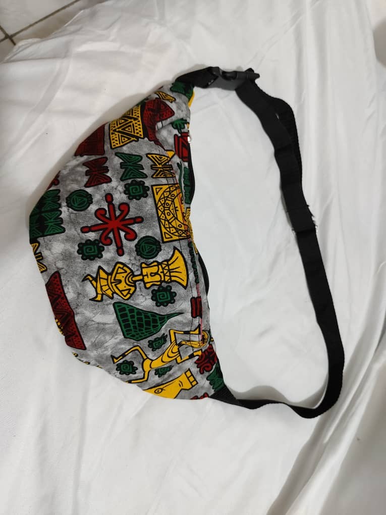 Petit Sac banane à motif africain