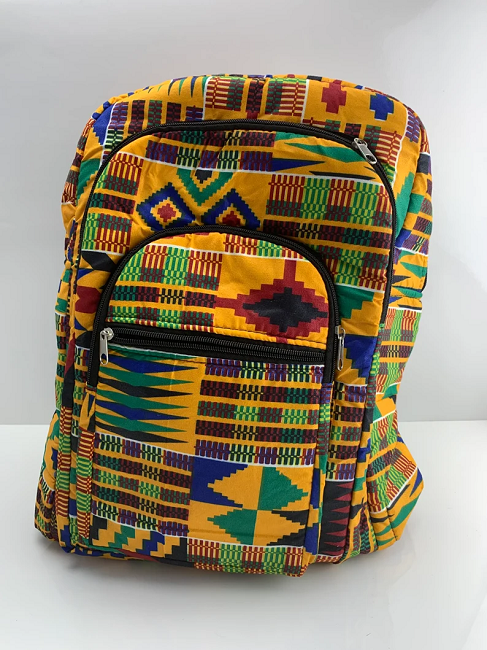 Sac à dos imprimé africain