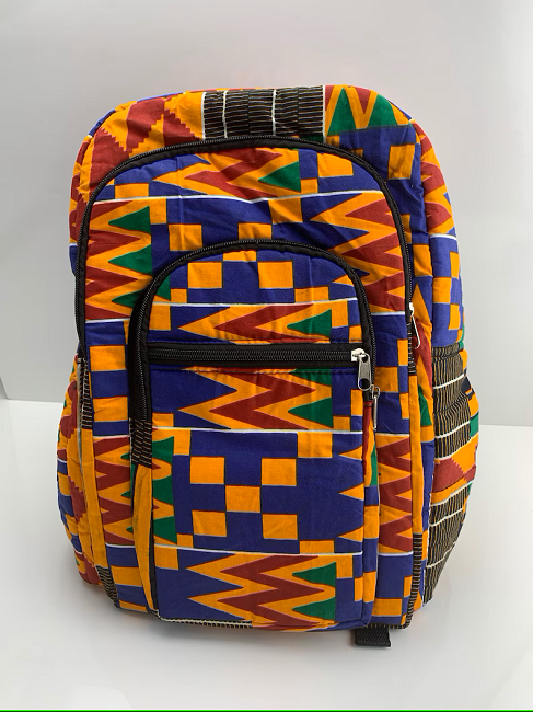 Sac à dos imprimé africain