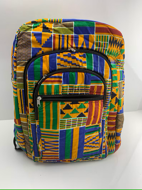 Sac à dos imprimé africain