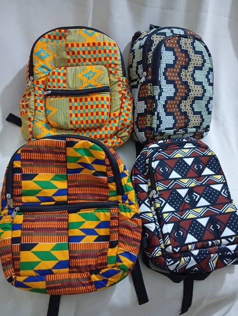 Petit Sac à dos imprimé africain