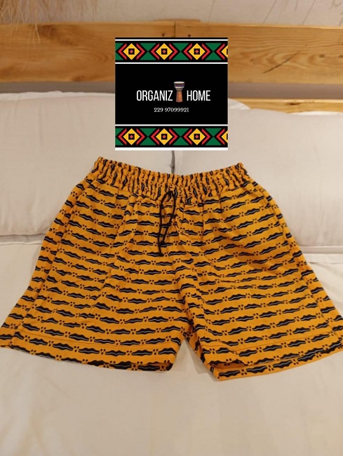 Shorts à imprimés africains