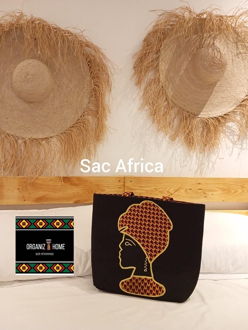 Sac fourre-tout africain femme africaine