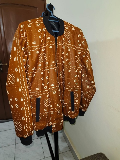 Veste Bombers Homme en Tissu Wax