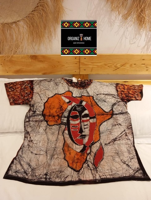 Chemise Batik au motif africiain