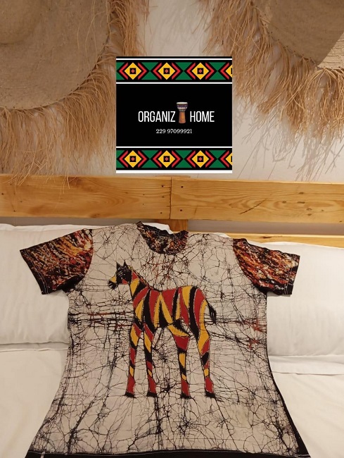 Chemise Batik au motif africiain