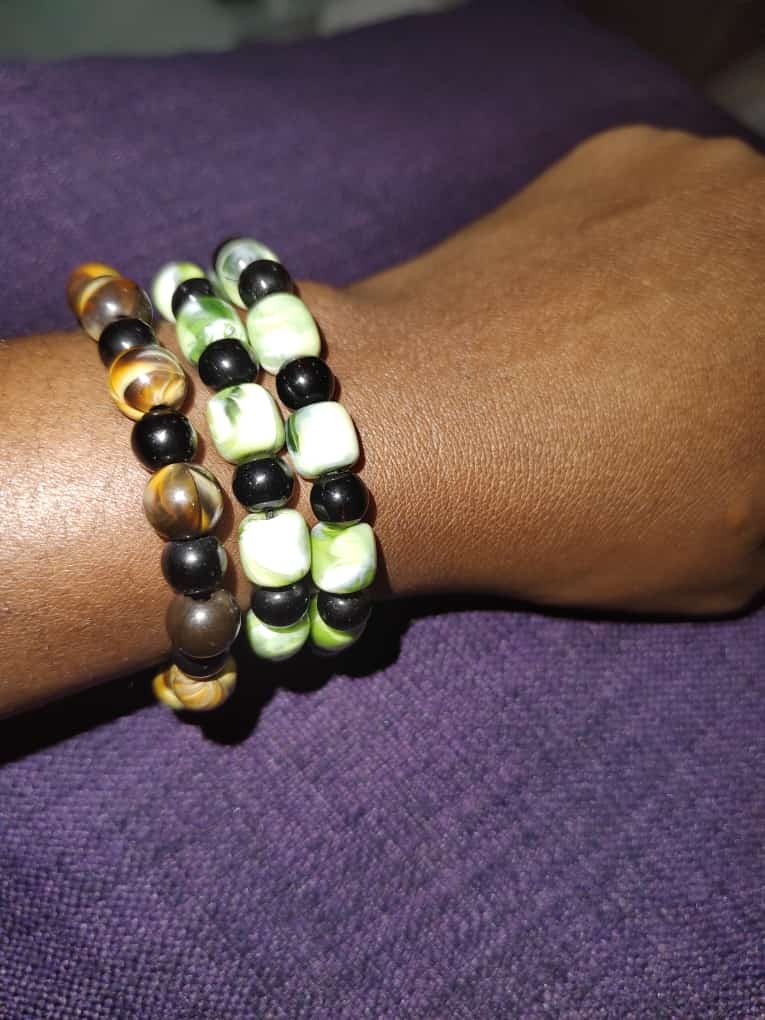 Bracelet ethnique multicolore et réglable