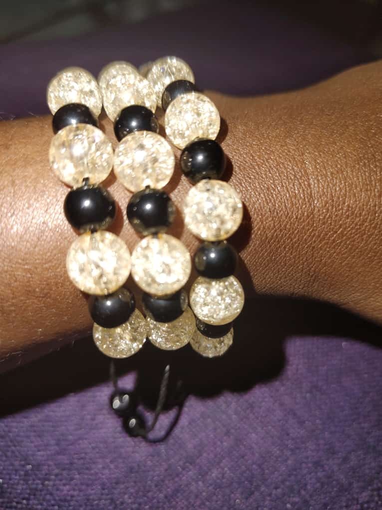 Bracelet ethnique multicolore et réglable
