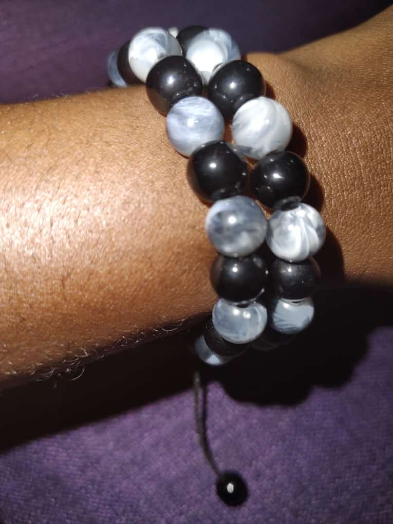 Bracelet ethnique multicolore et réglable