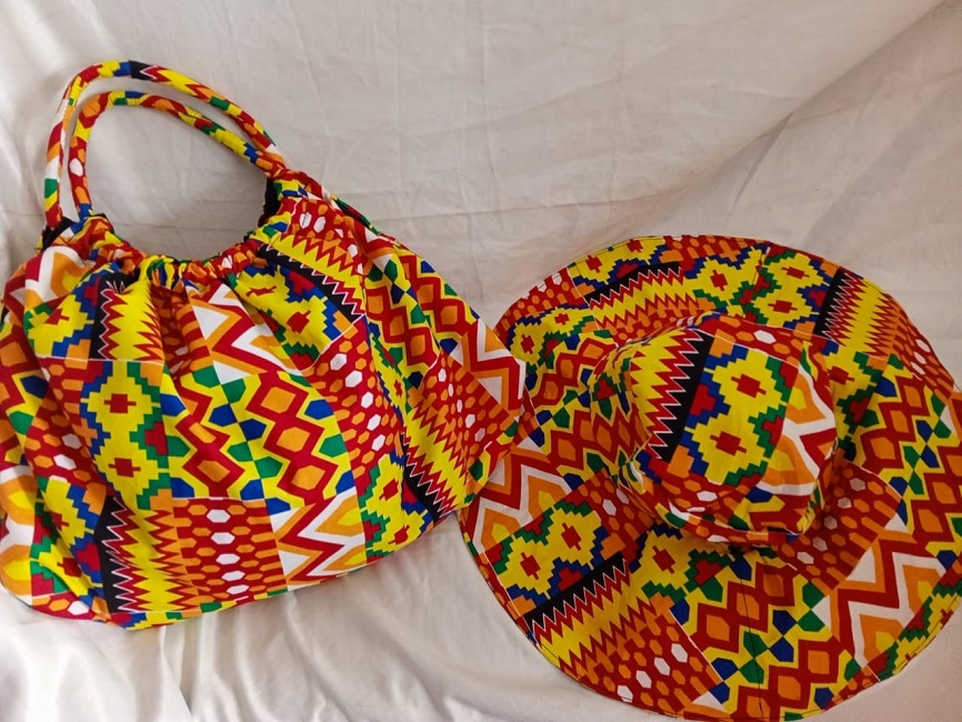 Sac de plage Ensemble sac et chapeau