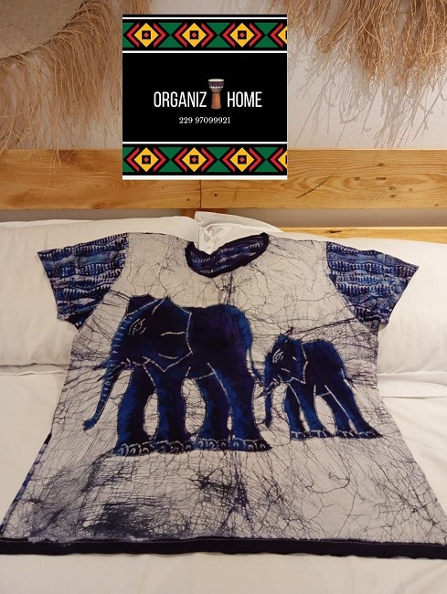 Chemise Batik au motif africiain