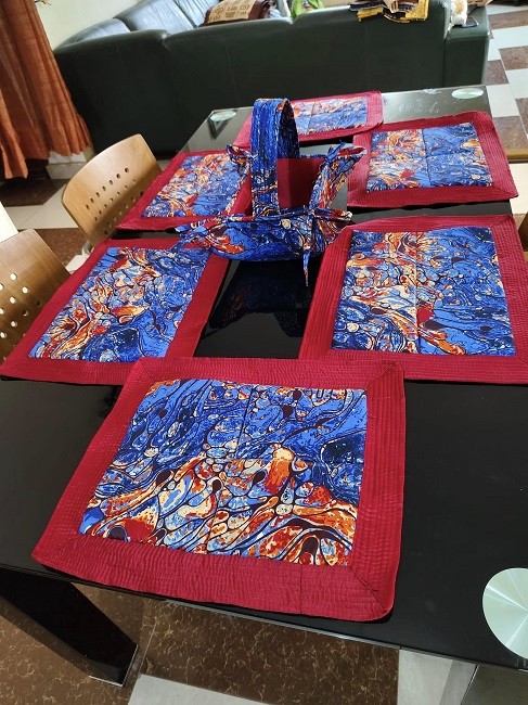 Set de Table + Serviettes + Corbeilles à Pain