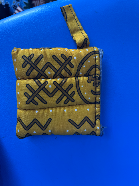 Porte-monnaie en tissu africain