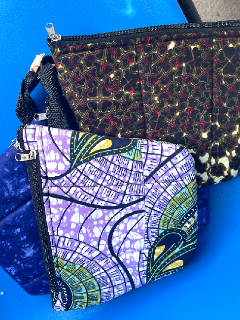 Porte-monnaie en tissu africain