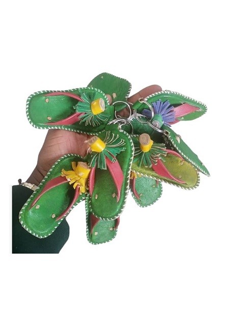 Porte-clés en cuir artisanal