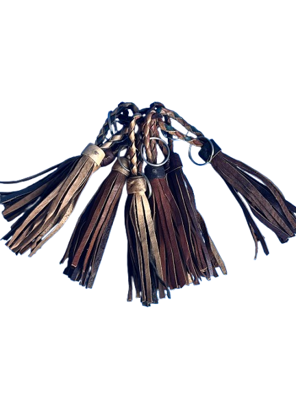 Porte-clés en cuir artisanal