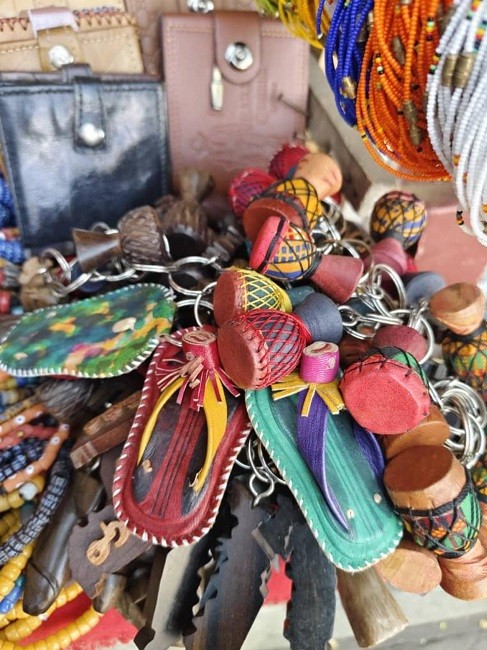 Porte-clés africain